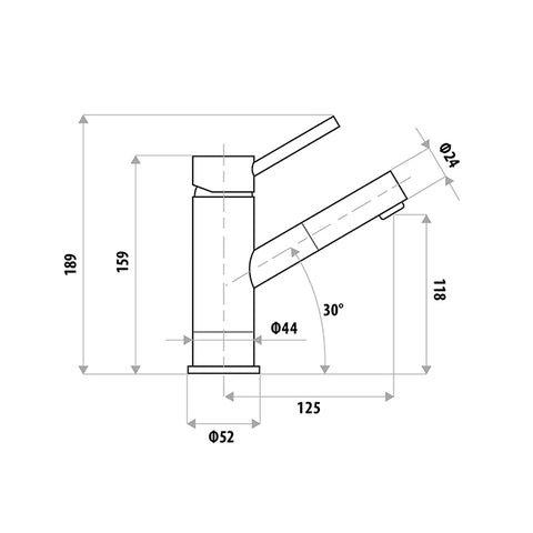 Linkware - Elle MK2 Basin Mixer Chrome