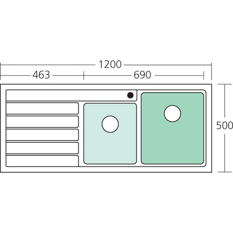 apollo-1-3-4-bowl-sink-with-drainer