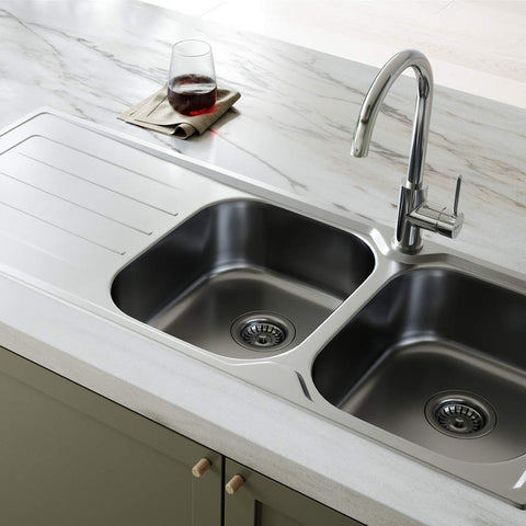 flinders-double-bowl-topmount-sink-with-drainer-au