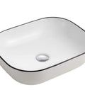 Naples Black Line Counter Top Basin-NA7115B