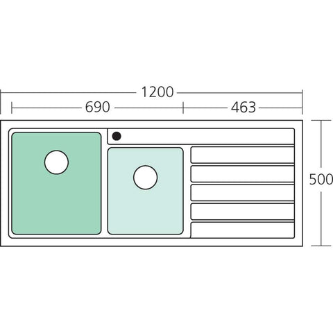 apollo-1-3-4-bowl-sink-with-drainer