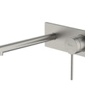 Venice Brushed Nickel Straight Wall Mixer Set-VE108504BN