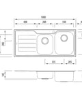 flinders-1-3-4-bowl-sink-with-drainer-au