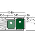 petite-1-3-4-bowl-sink-with-drainer