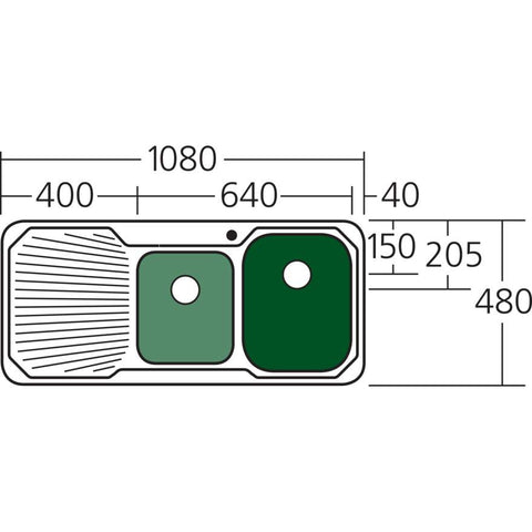 petite-1-3-4-bowl-sink-with-drainer