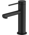 Venice Matte Black Straight Basin Mixer-VE106506MB