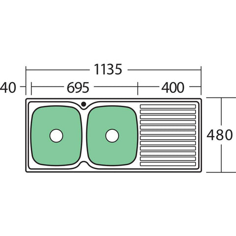 endeavour-double-bowl-sink-with-drainer