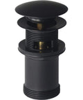Universal Matte Black Pop Up Plug and Waste-ACC706-D-BK