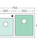 apollo-1-3-4-offset-bowl-sink