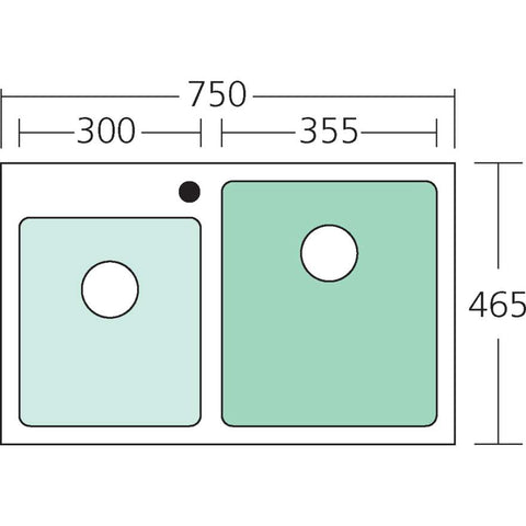 apollo-1-3-4-offset-bowl-sink