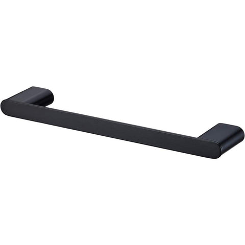Madrid Matte Black Towel Ring-MA860DC3MB