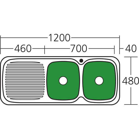 lakeland-double-bowl-sink-with-drainer