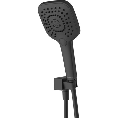 Monaco Matte Black Hand Shower With Bracket-MO168013BMB