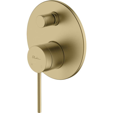 Venice Classic Gold Wall Mixer With Diverter-VE112503CG