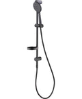 Copenhagen Matt Black Hand Shower With Rail-CO51580MB