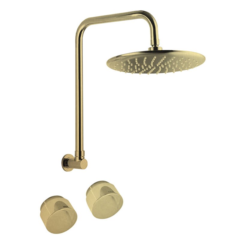 Linkware P6153CP/T9083CP - Loui Gooseneck Shower Set Chrome - 2 Magpies - Kitchen and Bathroom Sink and Tap Suppliers