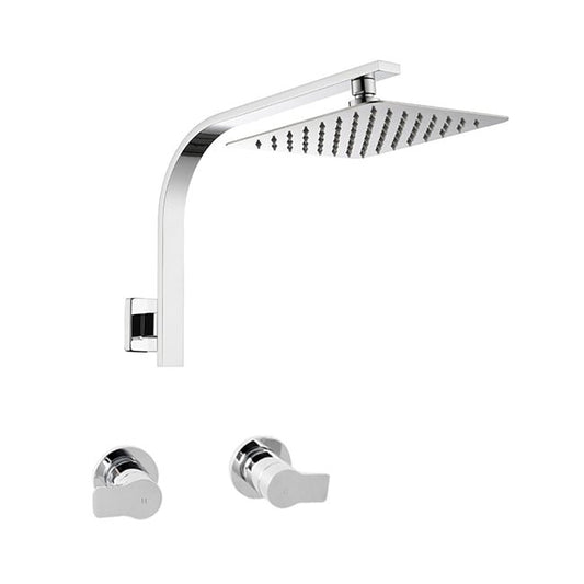 Linkware P6653B/T9983CP - Liberty Gooseneck Shower Set Chrome - 2 Magpies - Kitchen and Bathroom Sink and Tap Suppliers