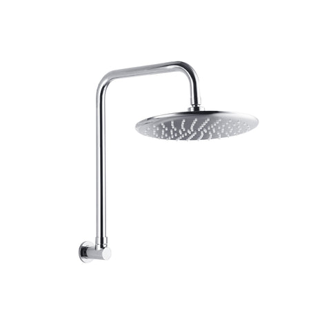 Linkware T7803CP- Gabe Gooseneck Shower Head with Arm - 2 Magpies - Kitchen and Bathroom Sink and Tap Suppliers